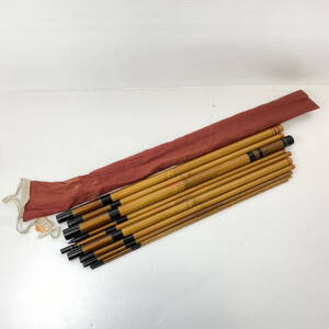  2404034-007 釣具 釣竿 竹竿 大作 重量約210g 袋付