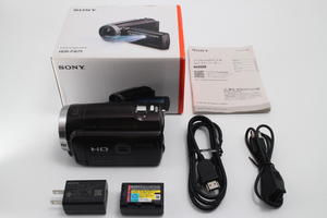 4572- ソニー SONY ビデオカメラ Handycam HDR-PJ675 ボルドーブラウン 光学30倍 内蔵メモリー32GB 良品