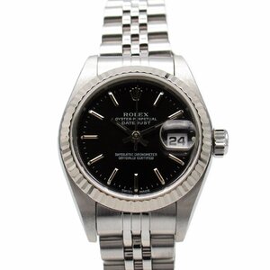 ロレックス デイトジャスト K番 ブランドオフ ROLEX K18WG（ホワイトゴールド） 腕時計 WG/SS 中古 レディース