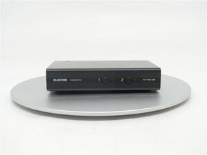 中古　PC切替器 ELECOM KVM-DVHDU2 DVI 　送料無料