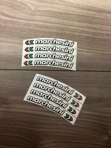 海外　限定品　送料込み　Marchesini Wheel Rim マルケジーニ リム ステッカー8枚 セット