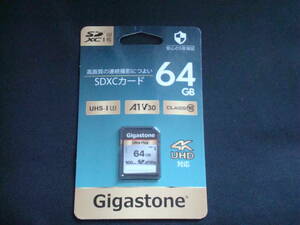 Gigastone 4KUHD対応 SDXC 64GB CLASS⑩ 送料無料