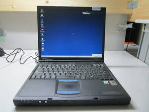 HP Compaq Evo N610c J07M0400 Mobile Pentium 4 1.8GHz/メモリ256MB/HDD40GB/Windows98SEインストール済 　管理番号N-2166
