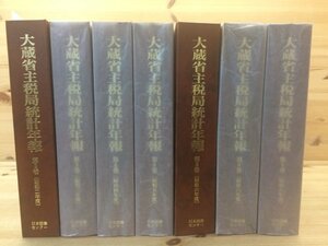 復刻 大蔵省主税局統計年報 不揃7冊(2-6/8.9巻)/昭和2-9年度 YDG279