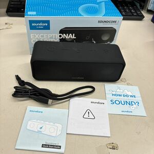 1【美品】Bluetoothスピーカー　Anker Soundcore3 アンカーサウンドコア3