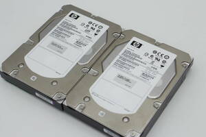 [M-TN 2] HDD SAS 300GB 15K 6GQT ST3300657SS/ 450GB 15ＫSAS ST3450856SS 2個セット