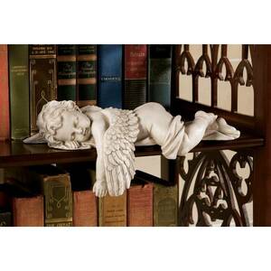 眠る赤ちゃん天使 彫像ストーン風彫刻インテリア西洋風置物彫刻