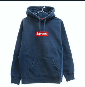 Supreme シュプリーム ボックスロゴ パーカー ネイビー 正規品