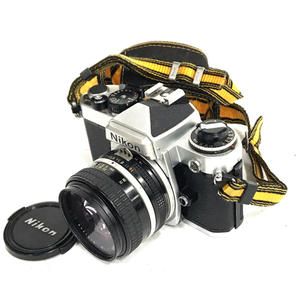 Nikon FE Ai-s NIKKOR 50mm 1:1.4 一眼レフフィルムカメラ レンズ マニュアルフォーカス QX044-9