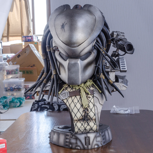 直接引取のみ 中古美品 プレデター 1/1 サイドショウ レジェンダリースケール バスト フィギュア LEGENDARY SCALE BUST PREDATOR SIDESHOW