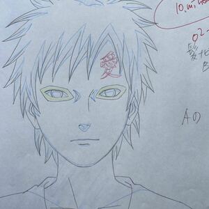 ■【ナルト NARUTO】【我愛羅 Gaara】原画 動画 セル画　2枚 anime genga douga cel アニメ(k75) 