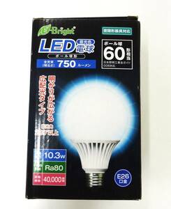 E-Bright LDG10D-G AS20　LED 電球 ボール球形 全光束750ルーメン