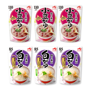 ■味の素KK おかゆ　小豆がゆ(250g) x3　白がゆ(250g) x3　　■お粥