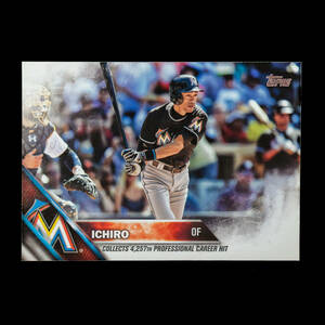 イチロー 2016 Topps Update Series ベースカード No.US260