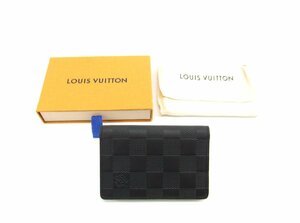 LOUIS VUITTON カードケース カードケース オーガナイザー・ドゥ ポッシュ N63197 イニシャル入り∠UP4210