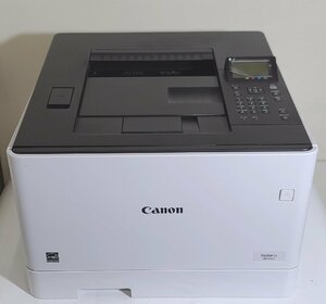 【埼玉発】【Canon】A4カラーレーザープリンター　LBP651c　★カウンター8359枚★動作確認済★※印刷汚れあり※　(11-2742)