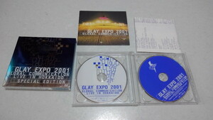 ▲　GLAY グレイ　2枚組DVD　【　EXPO 2001　GLOBAL COMMUNICATION LIVE IN HOKKAIDO SPECIAL EDITION　】　盤面美品♪