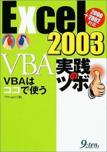 [A12254074]Excel2003VBA実践のツボ: VBAはココで使う 2000+2002対応 T2Project