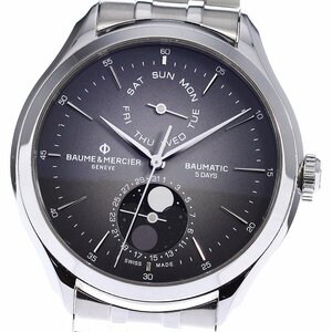 ボーム＆メルシェ Baume & Mercier M0A10548 クリフトン ボーマティック 自動巻き メンズ 箱・保証書付き_790622