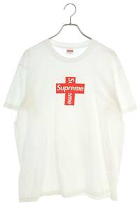 シュプリーム SUPREME 20AW Cross Box Logo Tee サイズ:M クロスボックスロゴTシャツ 中古 SB01
