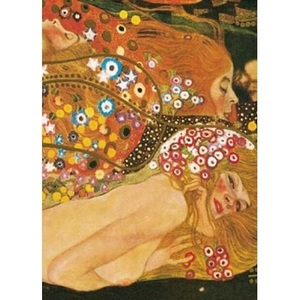 水蛇 II グスタフ・クリムト Gustav Klimt ポストカード ドイツ 製 グリーティングカード 絵はがき パタミン