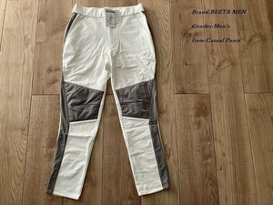 新品訳有り COMME CA BEETA MEN ベータメン メリルハイテンション ジョッパーズパンツ 01ホワイト Mサイズ 11PE09 定価39,600円