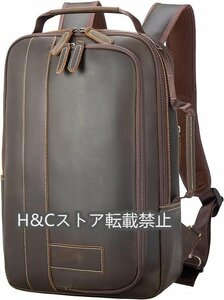 リュック メンズ 本革 2way ビジネスバッグ ビジネスリュック 革 バックパック スクエア マチ拡張 大容量 15インチPC A4対応 通勤 通学