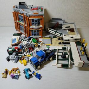 ●HJ05【送80】1円～ LEGO レゴ 10264 CREATOR クリエイター エキスパート コーナー ガレージ 街角のガレージ