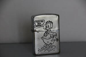 ＊ZIPPO ベトナムジッポー 1968年 ドナルドダック 中古良品！＊