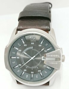 稼働品!!電池交換済!!バンド難あり!!! DIESEL/ディーゼル DZ-1206 メンズ クォーツ ウォッチ USED品 電池残量不明