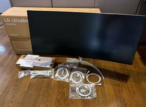 LG エルジー Thunderbolt接続 PCモニター UltraWide 40WP95C-W 39.7型5K2K(5120×2160） ワイド 曲面型 ディスプレイ Type-C HDMI 