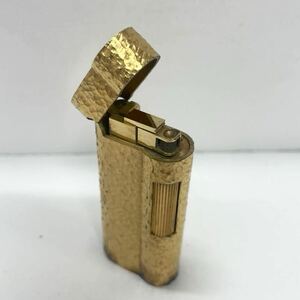 【M】ダンヒル dunhill 喫煙具 ライター ローラー 煙草 ゴールドカラー