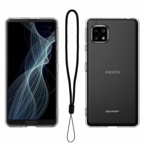 AQUOS sense5G SH-53A SHG03 SH-M17 TPUケース クリア★