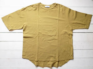 marka マーカ ビッグシルエット 鹿の子Tシャツ 2 マスタード　半袖カットソー 日本製 MARKAWARE