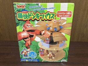 当時物 1999 タカラ Nintendo DONKEY KONG ドンキーコング B-15 痛快 ドンキーハウス ジャンプ トラップ アクション ベース ドンキー 人形