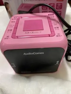 AudioComm クロックラジオ　RAD-MBT100Z-P