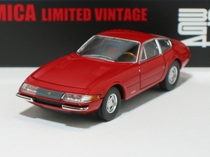 フェラーリ 365 GTB4（赤）LV【トミーテック社1/64ミニカー】【トミカの時】