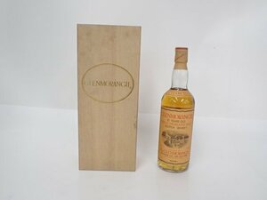 【未開栓】The GLENMORANGIE 10年 旧ボトル スコッチウイスキー グレンモーレンジィ 750ml 43% 木箱付き △ 6E186-2