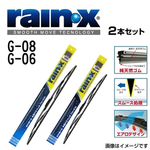 トヨタ ＭＲ２ 新品 RAINX グラファイト ワイパーブレード ２本 G-08 G-06 500mm 450mm 送料無料