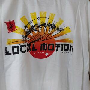 新品未使用品　LOCAL MOTION HAWAII Tシャツ　Lサイズ　白色