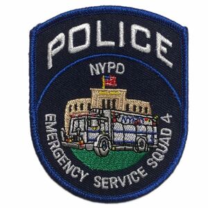 NYPD ニューヨーク市警　エマージェンシー・サービス・スクワッド　4 ワッペン