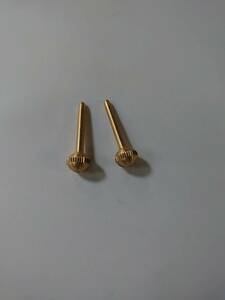 ※特注 真鍮製刺しピン　リベット 　φ9.0mm ピン部φ3.0mm×23mm 総寸30mm　１ケース50個