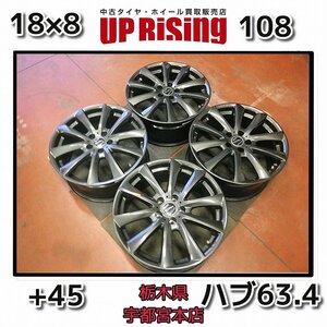 team sparco チームスパルコ♪18×8J/PCD108/5H/+45/ハブ63.4♪ジャガーに!店頭手渡し歓迎♪ホイールのみ4本販売♪R602W3