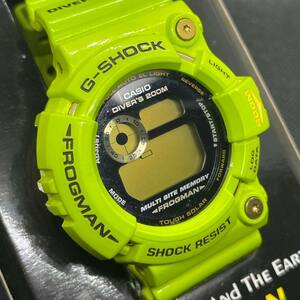 【1スタ】 雨蛙 G-SHOCK GW-200F-3JR フロッグマン FROGMAN アマガエル 付属品完備 2009年 イルクジ CASIO カシオ Gショック #S0713