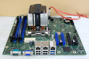 FUJITSU PRIMERGY TX1320 M1 用 マザーボード xeon E3-1220V3 CPU 3.10Ghz SKhynix メモリ 4GB SATAケーブル付き 動作確認済み#BB02404