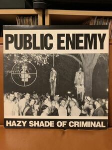 ★激レア ジャケがヤバい！名曲！★Public Enemy / Hazy Shade Of Criminal ★レコード HIPHOP パブリックエネミーDe La Soul EPMD
