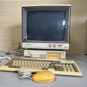 NECレトロ カラーディスプレイ PC-KD854　パーソナルコンピュータ PC-9801UV11 NEC キーボード まとめセット【現状出品】