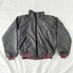 グレー 三角タグ 80s Patagonia USA製 シェルドシンチラ ナイロンシェルジャケット M ビンテージ （ 80年代 パタゴニア 初期 90s オールド