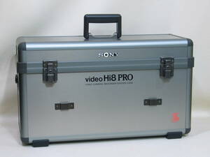 #即決！　SONY　video Hi8 PRO用　アルミケース　外観新同極上