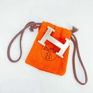 HERMES エルメス Hバックル シルバー 保存袋付き